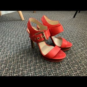 Micheal Kora coral heels